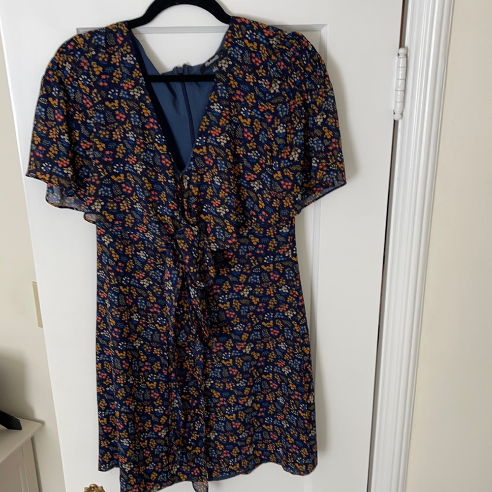 Madewell Floral mini dress